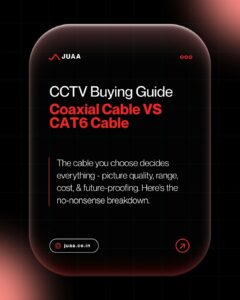 Coaxial vs CAT6 CCTV Cable