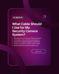What Cable Should I Use for My Security Camera System?