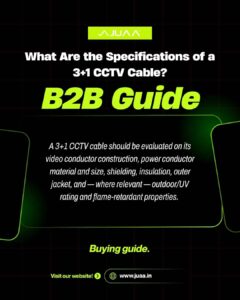 What Are the Specifications of a 3+1 CCTV Cable? B2B Guide