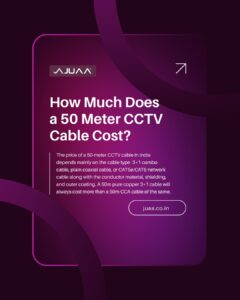 how much does a 50 meter CCTV cable cost