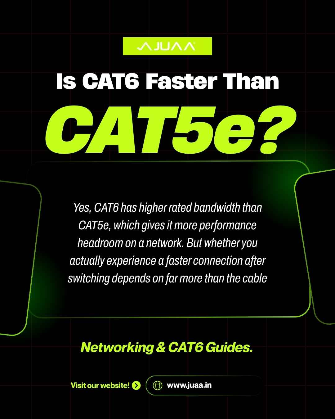 Is CAT6 Faster Than CAT5e?