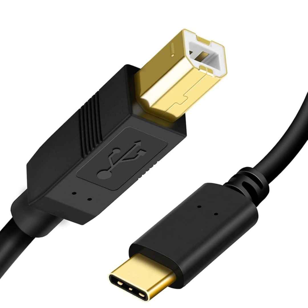 JUAA USB Type C to USB B Printer Cable